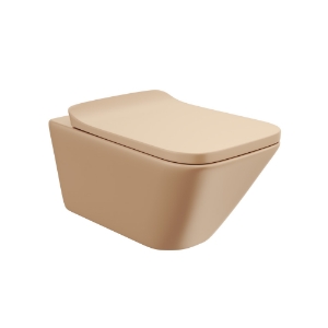 Picture of Rimless Blind Installation Wall Hung WC - Beige Matt