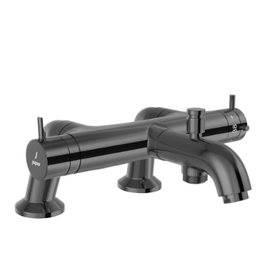 Picture of Exposed Bath Shower Mixer (Tub Mounted) - Black  Chrome
