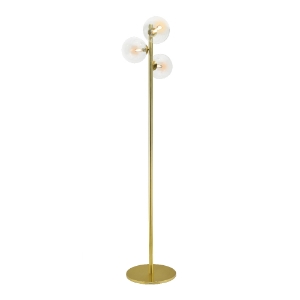 Picture of 3 Lt Clear Glass Ball Floor Lamp 