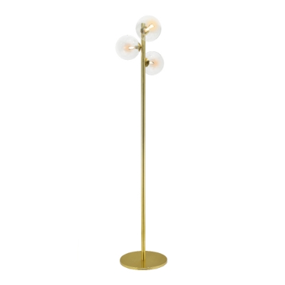 Picture of 3 Lt Clear Glass Ball Floor Lamp 