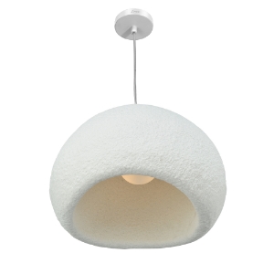 Picture of 1 Lt Polymer Oval Half Dome Pendant 