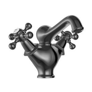 Picture of Central Hole Basin Mixer - Black Chrome