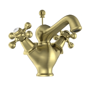 Picture of Central Hole Basin Mixer with popup waste - Antique Bronze