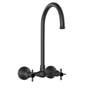 Picture of Sink Mixer with Regular Swinging Spout - Black Matt