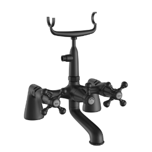 Picture of Bath Tub Mixer (Exposed Straight Legs) - Black Matt