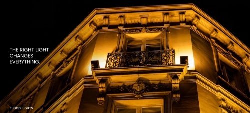 How to Use Flood Lights for Facade Lighting