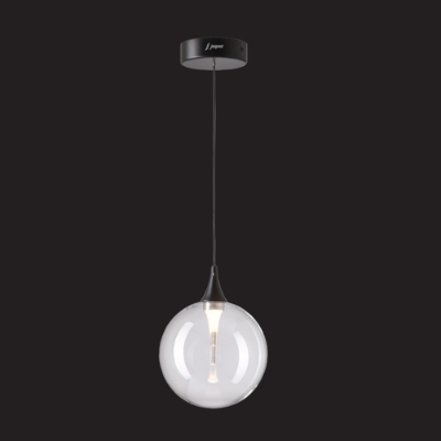 Picture of Black Led-4W Metal + Clear Glass