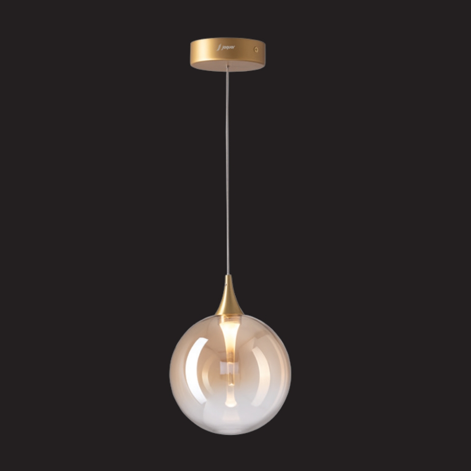 Picture of Brushed Gold Led-4W Metal + Clear Glass 