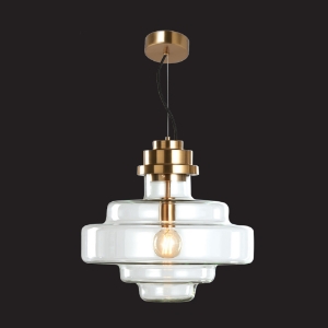 Picture of 1 Light Clear Glass Pendant Light