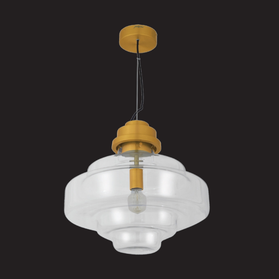Picture of 1 Light Clear Glass Pendant Light