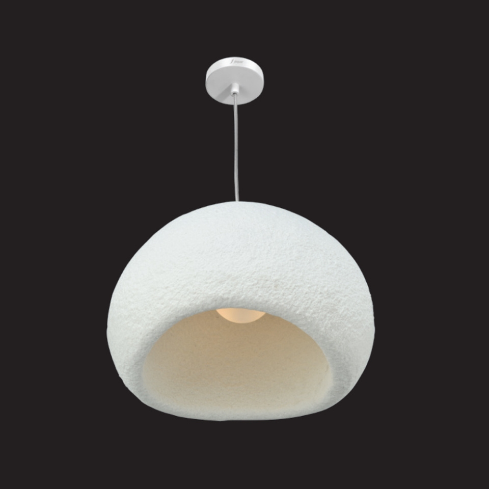Picture of 1 Lt Polymer Oval Half Dome Pendant 