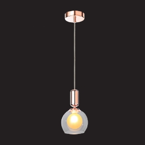 Picture of 1 Light clear globe glass