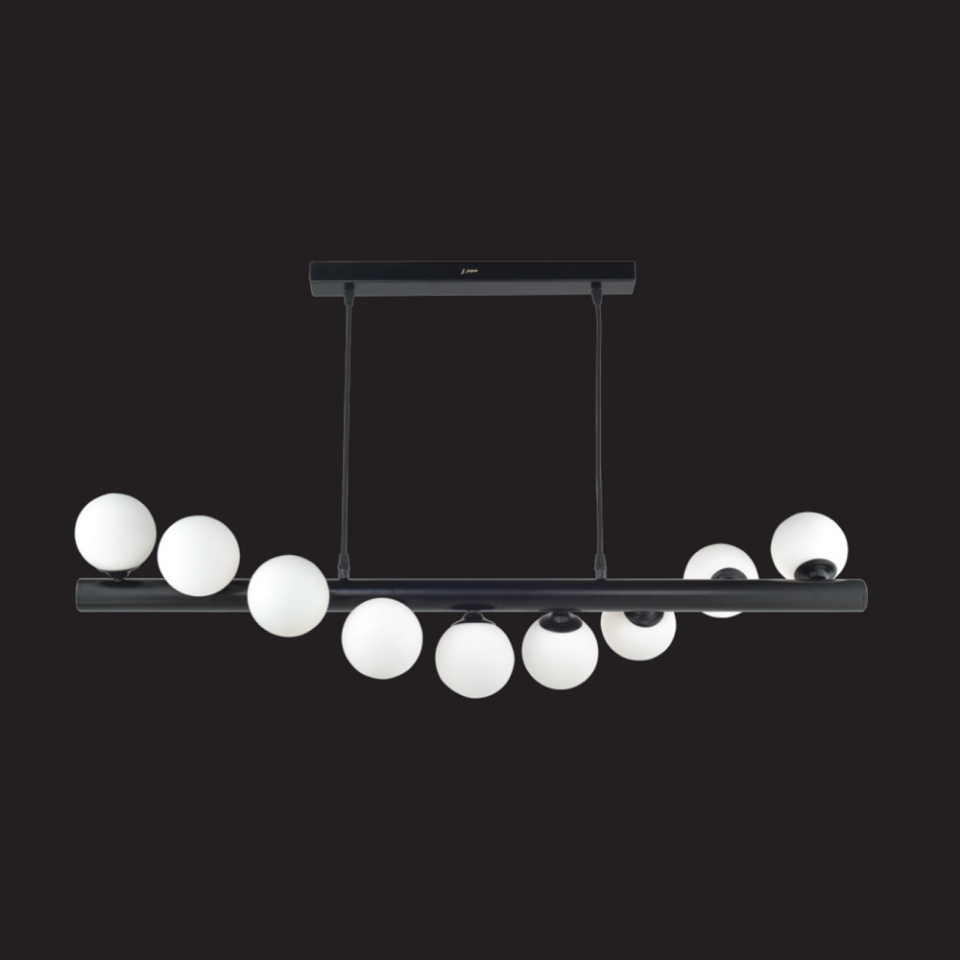Picture of 9 Light Frosted Ball Glass Ceiling Light