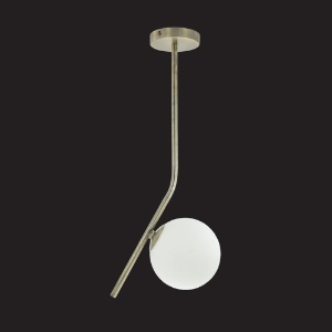 Picture of 1 LT Frosted Glass Pendant