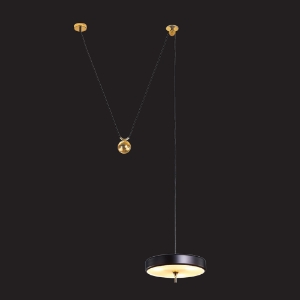 Picture of 3 Light frosted glass pendant