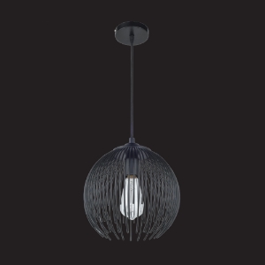 Picture of 1 Light pumpkin wire mesh pendant