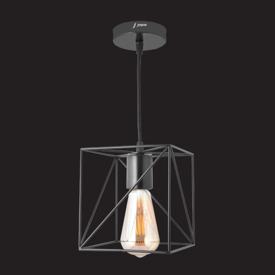 Picture of 1 Light square wire mesh pendant