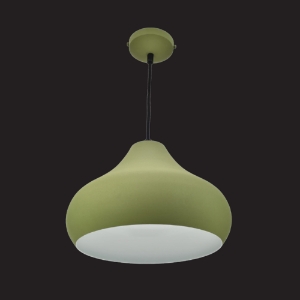 Picture of 1 Light green finish pendant lamp