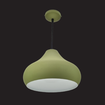 Picture of 1 Light green finish pendant lamp