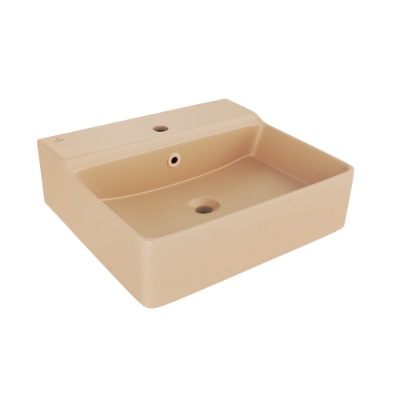 Picture of Thin Rim Table Top Basin - Beige Matt