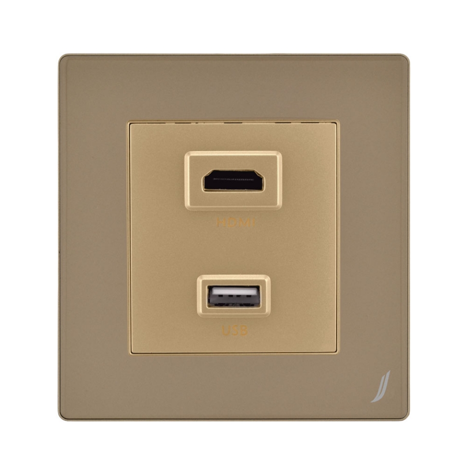 Picture of HDMI+USB Socket