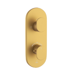 Picture of Aquamax Thermostatic Shower Mixer - Gold Matt PVD