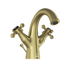 Picture of Central Hole Basin Mixer with Popup Waste System - Antique Bronze