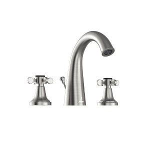 Picture of 3-Hole Basin Mixer with Popup Waste System - Stainless Steel