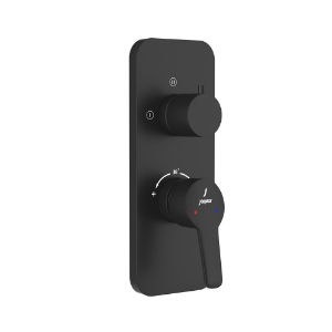 Picture of Aquamax Exposed Part Kit of Single Lever Shower Mixer  - Black Matt