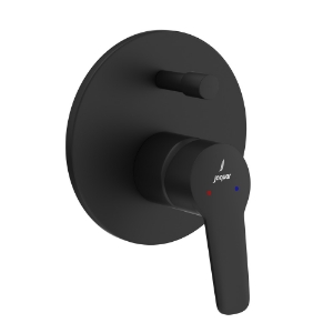 Picture of Single Lever Exposed Parts Kit of Diverter  - Black Matt