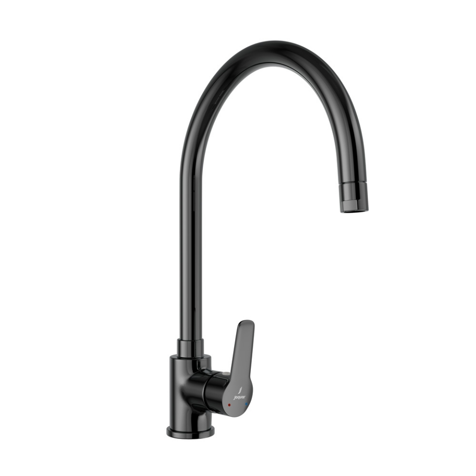 Picture of Side Single Lever Sink Mixer - Black Chrome