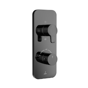 Picture of Aquamax Exposed Part Kit of Thermostatic Shower Mixer - Black Chrome