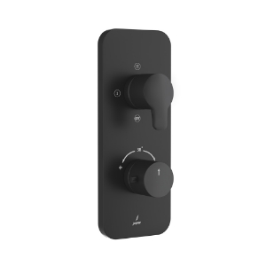 Picture of Aquamax Exposed Part Kit of Thermostatic Shower Mixer  - Black Matt