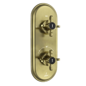 Picture of Aquamax Thermostatic Shower Mixer - Antique Bronze